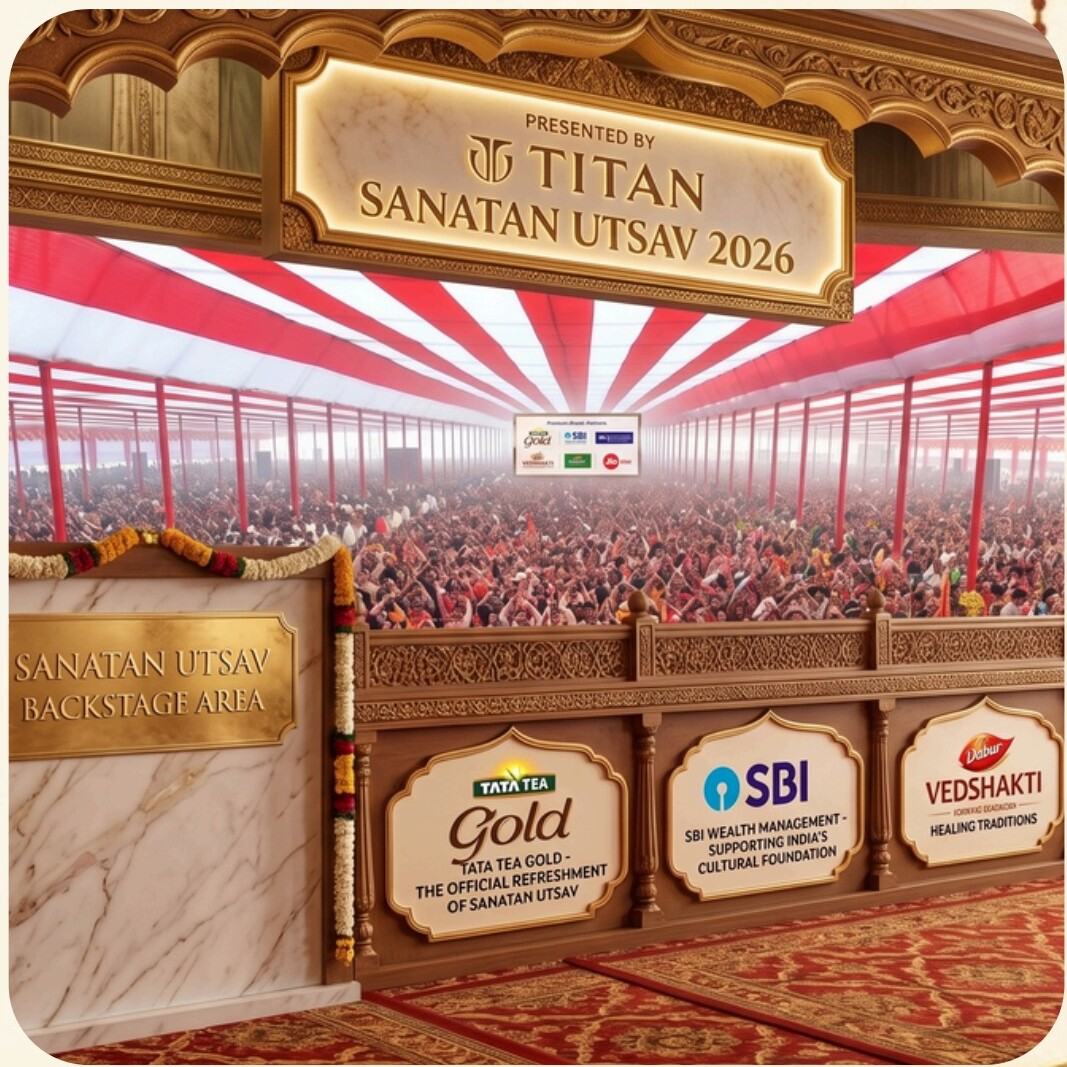 Grand Sanatan Utsav 2026 event stage