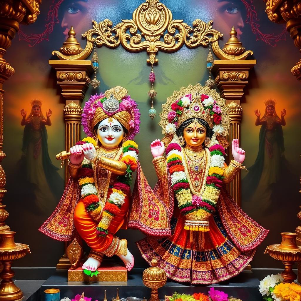 Radha Krishna divine darshan